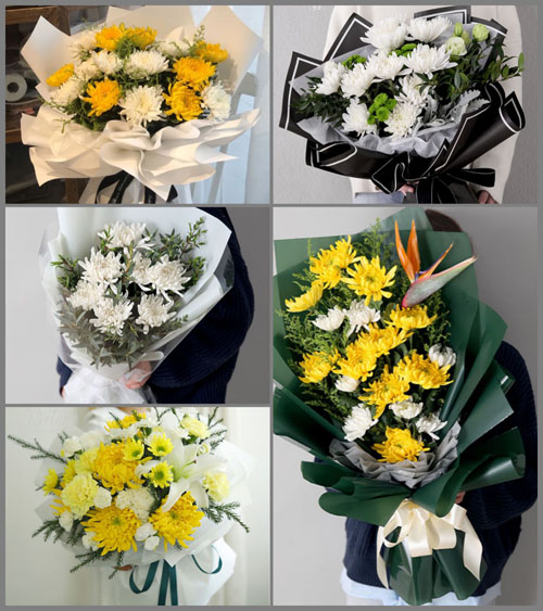 安徽淮南市潘集区芦集镇李盟村白事花束代送